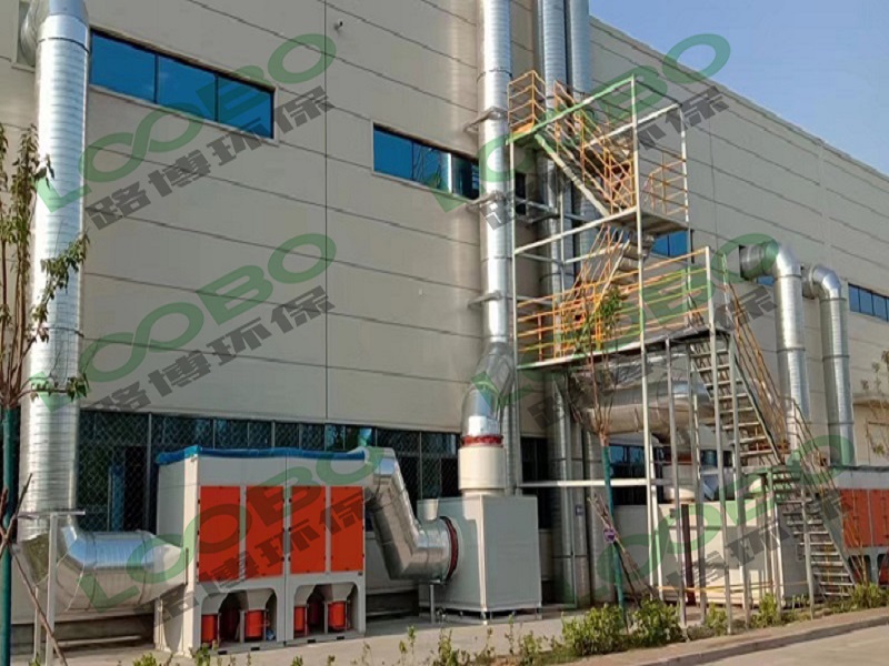 鄭州某新能源企業(yè)焊接線排煙除塵系統(tǒng)竣工